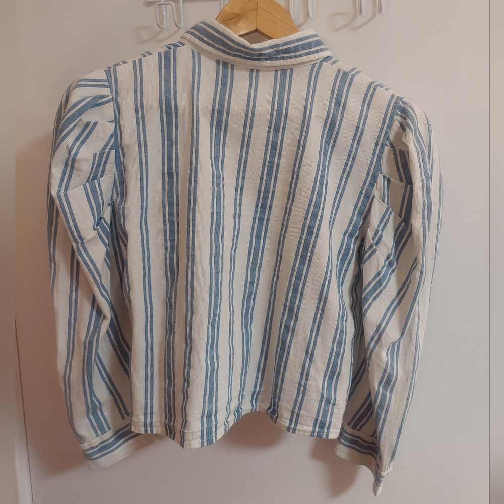 Striped Button-Up Shirt - Picture 3 of 6